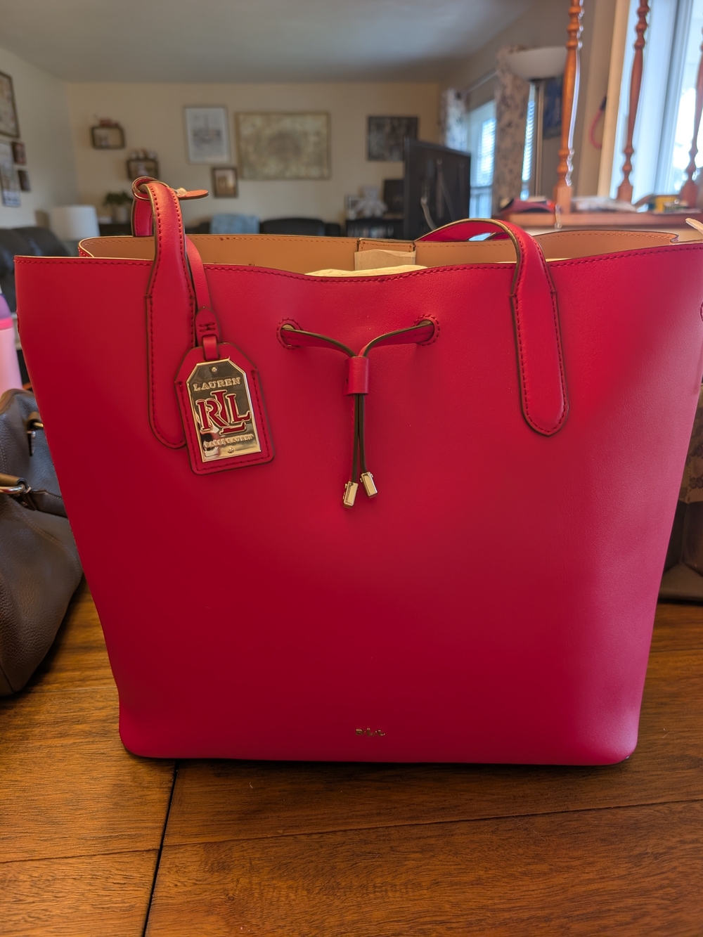 NWT - Ralph Lauren Dryden Diana Pink Tote Bag